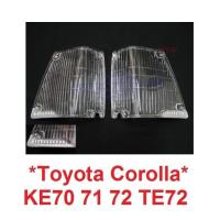 ราคา ฝาไฟเลี้ยวมุม โตโยต้า โคโรล่า TOYOTA COROLLA KE70 ใหญ่ เลนส์ใส ฝาไฟมุม (28129398498)