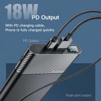 ราคา ▥ Power Bank 10000Mah QC PD 3.0 Poverbank Fast Charging Powerbank 10000 Mah USB External (28219635670)