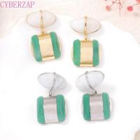 ราคา CYBERZAP Geometric Square Dangle ต่างหู, Creative Charm Vintage Stud ต่างหู,สีหวานบล็อก Retro Alloy Bohemian Dangle ต่างหูชายหาด (42531042334)