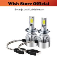 ราคา SET หลอดไฟหน้ารถ LED H7 12V 6000K M6P / C6 (56659000172)