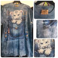 ราคา The mountain เสื้อยืดมือสองแบรนด์แท้ อก48 ไม่มีตำหนิ (7570387137)