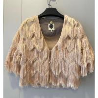 ราคา Sretsis top เสื้อคลุมฟริ้ง สีน้ำตาล มือสอง แท้ (23580612567)