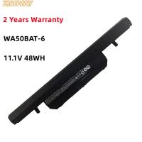 ราคา ZNOVAY 11.1V 4300MAh 6-87-WA50S G150MG WA50BAT-6แบตเตอรี่แล็ปท็อปสำหรับ Clevo WA50 M510A 48Wh G150M-B (27457374539)