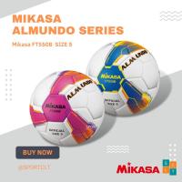 ราคา MIKASA ลูกฟุตบอลมิกาซ่าหนังพียู ALMUNDO SERIES รุ่น FT550B เบอร์ 5 (13317716854)