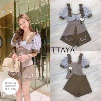 ราคา Brand Nittaya set เสื้อ+กางเกงขาสั้น (19118524162)