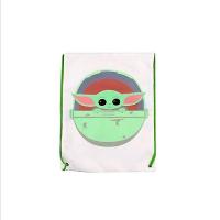 ราคา Star Wars Mandalorian The Child Baby Yoda Canvas Drawstring Bag (28744826424)