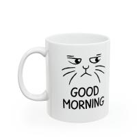 ราคา Good Morning Cat แก้วเซรามิค 11oz (56157233219)