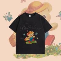 ราคา เสื้อยืดแขนสั้นเด็กผู้หญิง คอกลม พิมพ์ลายน่ารัก ผ้านุ่ม ใส่สบาย สไตล์เกาหลี แฟชั่น (53303534575)