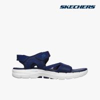 ราคา SKECHERS - Gowalk 6 รองเท้าแตะผู้หญิงส้นเตี้ย 141050-NVY (46802837141)