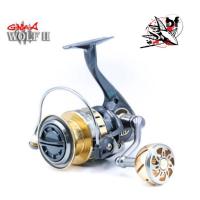 ราคา รอกสปินนิ่ง G-MAX WOLF II เบรคหนัก น้ำหนักเบา ลูกปืน สแตนเลส 11+1 สปูนอะลูมิเนียม เฟืองทองเหลือง (2368371911)