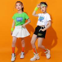 ราคา สาวแจ๊สชุดเต้นรําฤดูร้อนแขนสั้นเชียร์ลีดเดอร์สาว T-Table Catwalk เครื่องแต่งกายกลอง Hip-Hop Hip-Hop ค่าใช้จ่าย (49558581123)