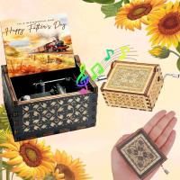 ราคา รถไฟธีมวันพ่อ กล่องดนตรีไม้วินเทจมือหมุน 1 ชิ้น ของขวัญวันหยุดสําหรับคุณพ่อ ของตกแต่งบ้านที่ระลึก เพลงกล่องดนตรีและตุ๊กตา (26044885107)