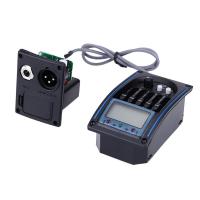 ราคา [musb] EQLC-5 5-Band EQ Equalizer System กีตาร์อะคูสติก Preamp Piezo Pickup จูนเนอร์หน้าจอ LCD (27144077722)