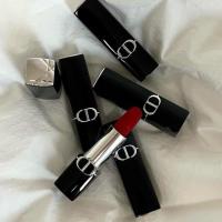 ราคา ของแท้ ส่งไวทันใจวันนี้ Dior Rouge Lipstick Velvet 3.5g สัมผัสเบาสบาย สีสดชัด เข้มข้น ให้ลุคสวยหรู #100 #217 #772 (49910362595)