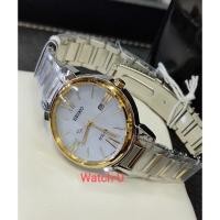 ราคา นาฬิกาข้อมือผู้หญิง Seiko Solar สองกษัตริย์ หน้าปัดมุก รุ่น SUT324P1 SUT324P SUT324 (16168379953)
