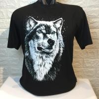 ราคา เสื้อยืด 3D พิมพ์ลาย WOLF WOLF WOLF พิมพ์ลายเต็ม (27215157127)