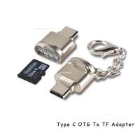 ราคา ประเภท C OTG ถึง TF อะแดปเตอร์ Micro-SD การ์ดหน่วยความจําสําหรับโทรศัพท์อลูมิเนียม Cardreader สําหรับ Micro TF Microsd แล็ปท็อป (42380371712)