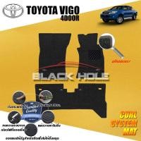 ราคา Toyota Vigo Champ Double Cab 4 Doors 2011-2015 พรมไวนิลดักฝุ่น (เย็บขอบ) Blackhole (4237036800)
