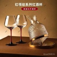 ราคา High-End สีแดงสูงชุด Decantation ชุดไวน์แก้วไวน์ไวน์เรือหนึ่งชุดมูลค่าในครัวเรือน ins ฝรั่งเศส Yanbo Goblet IFZE (51108998464)