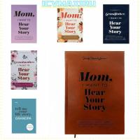 ราคา ICVMAX1RU I Want Hear Your Story Notebook, To Share Their Life Leather Moms Guided Journal, I Want to Hear Your Story Mom/Grandmother/Grandpa Journal Book (49660968240)