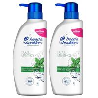 ราคา Head & Shoulder Shampoo Anti Dandruff Cool Menthol+ 370ml. เฮด แอนด์ โชว์เดอร์ แชมพูขจัดรังแค (2ขวด) (26707472846)