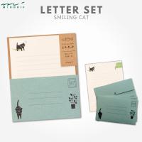 ราคา ชุดเครื่องเขียนตัวอักษร Midori ลายแมวยิ้ม 91802542 เครื่องเขียนสำหรับสมุดบันทึก/ไดอารี่จากญี่ปุ่น (42108555608)