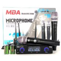 ราคา ไมค์โครโฟน MBA รุ่น MIC-888A (U1) ไมโครโฟนไร้สาย ไมค์ลอยคู่ ย่าน UHF (16395068061)