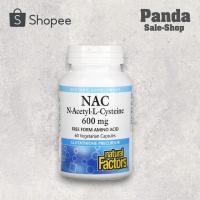 ราคา พร้อมส่ง Natural Factors NAC N-Acetyl-L-Cysteine 600 mg 60 Vegetarian Capsules (55152669858)