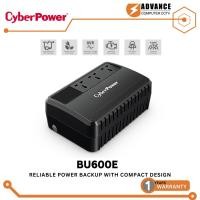 ราคา Cyber Power รุ่น BU600E UPS 600VA 360W Backup UPS Systems เครื่องสำรองไฟ รับประกัน 1 ปี (28437658408)