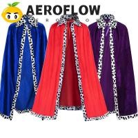 ราคา AEROFLOW ฮาโลวีนเครื่องแต่งกายคอสเพลย์ Props, เสื้อคลุมคอสเพลย์ฮาโลวีน King Cape, แฟชั่นสมจริงตลก Party Prince Crown All Saints Day (44073082101)