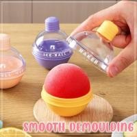 ราคา (1 ชิ้น) Creative ซิลิโคนที่มีสีสันรอบ Ice Ball Maker แช่แข็งวิสกี้ ICE Ball Mould คุณภาพสูง Candy Sphere ICE Maker (57806606844)