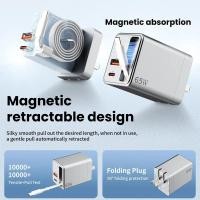 ราคา Silver 3 IN 1 65W Fast Charging Power Adapter USB C Wall Charger, PD Power Adapter + QC Wall Plug Multiport USB A (43381486543)