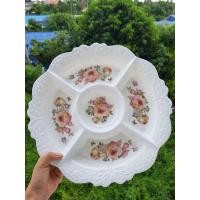 ราคา ถาดหลุมใส่อาหาร/น้ำพริก/เมี่ยง จานหลุมใส่อาหาร/น้ำพริก/เมี่ยง ถาดหลุม ถาดช่อง จานหลุม จานช่อง ถาดจัดอาหาร จานจัดอาหาร (9153716881)