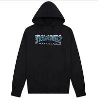 ราคา THRASHER - BLACK ICE HOODIE (18785258688)