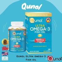 ราคา พร้อมส่ง Qunol Fish Oil Omega 3 Mini Softgels 1000mg Omega 3 EPA + DHA 180 Softgels OTFX (55361728495)
