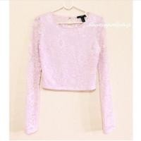 ราคา New!! Crop top จากแบรนด์ "Forever 21" size m (365146185)