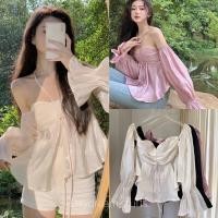 ราคา พร้อมส่งlove flower top - เกาะอก ต่อแขน เปิดไหล่ แขนกระดิ่ง ผ้าวาว เงา วิ้งสุดๆ อกรูดปรับได้ สไตล์แฟรี่ สําหรับผู้หญิง (19342524743)