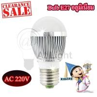 ราคา **ล้างสต็อค**หลอดประหยัดไฟ หลอด LED 220V แสงสีขาว อลูมิเนียม ขั้วE27 3W/5W/7W/12W (5718624754)