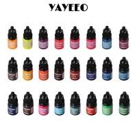 ราคา YAEEO เทียนขี้ผึ้ง, 30 สี 24 สี Liquid Oil-Based dye, DIY เทียนทํา 5ML น้ํามันตามเม็ดสีสูงเทียนเข้มข้น (52158456614)
