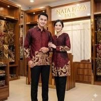 ราคา MERAH KEMEJA POLISHED SERIES Maroon Red Premium Dobby Batik Couple Set – Boroque Carving Motif – เสื้อเชิ้ตผู้ชายและเสื้อคลุมผู้หญิง Full Lining – For Dinner, กิจกรรมและงานแต่งเชิญ (53152039779)