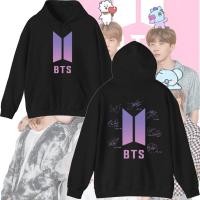 ราคา แฟชั่น BTS Hoodie Bangtan Boys Hoodies ผ้าฝ้าย 100% เสื้อกันหนาวมีฮู้ด Casual Streetwear Top (44150111935)