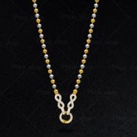 ราคา สร้อยคอสองกษัตริย์ สร้อยคอ 2 กษัตริย์ งานอิตาลี สร้อยคอตัดเหลี่ยม สร้อยคอ สามกษัตริย์ N544 ทองชุบ ทองคุณภาพดี (15495715012)
