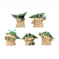 ราคา Star Wars The Mandalorian 5 รูปแบบ yoda baby yoda baby yoda ตุ๊กตาเครื่องประดับรูป (52159894981)