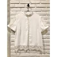 ราคา เสื้อสีขาวแต่งผ้าลูกไม้ Jaspal Size Xs (6852091086)
