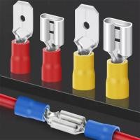 ราคา ชายหญิง Butt Plug-In Terminal FDD/MDD/FD 2.8 4.8 6.3mm Plug-In Spring Insert Insulation Fast Wire Connector Plug-In Cable Butt Wire Nose Cold Press Terminal (52301078597)