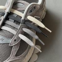 ราคา สายเชือกรองเท้า เชือกรองเท้ากลม เหมาะสําหรับ New Balance NB2002R Shoelace New Balance Yuanzu สีเทา Kuang สไตล์ Original ผู้ชายผู้หญิงสไตล์สีเทาแบน (49507839347)