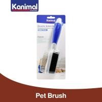 ราคา [78007] Kanimal Double Sided Pin Brush แปรงหวีขน 2 ด้าน หวีขนสุนัข แปรงแมว หวีสางขน (มีหมุด) Size L ขนาด 21.5x5.8x3.8 ซม (22845929279)