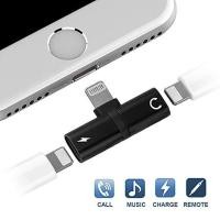 ราคา 2 In 1 Dual USB-L Splitter IPhone X 8 7 หูฟังอะแดปเตอร์เสียง Splitter (20480119113)