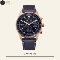 ราคา [ Excel Watch ] นาฬิกาซิติเซน CITIZEN รุ่น CA0773-15E Eco-Drive Chronograph (ระบบโซลาร์) (29487357042)