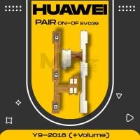 ราคา แพรสวิตช์on-off หัวเหว่ย HUAWEI Y9-2018 (+Volume) (41725328188)